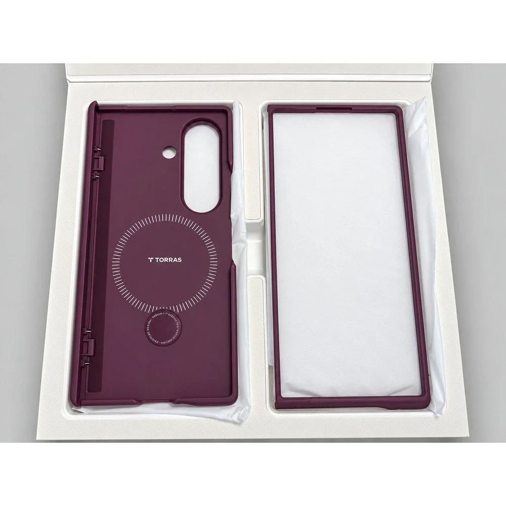 TORRAS Case Galaxy Z Fold 8 Ultra Purple NEW Magnetic Stand Hinge Protection